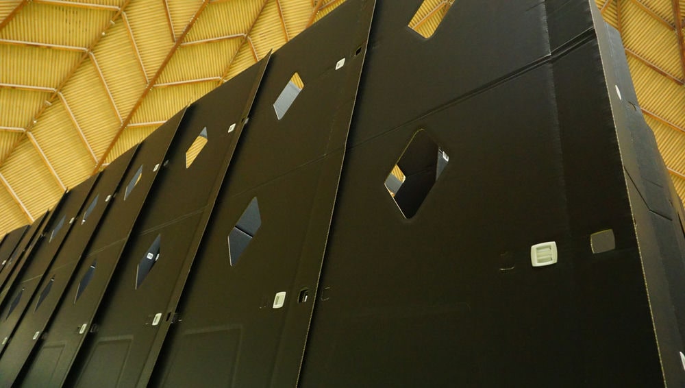 ダンボール迷路