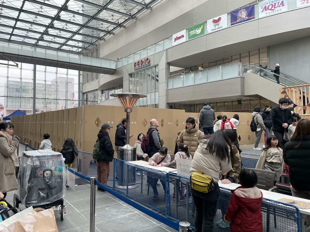 ダンボール迷路