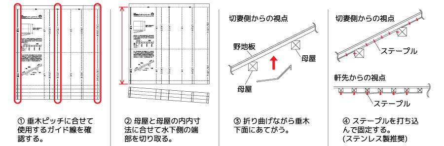 屋根通気ダンボールスペーサーα