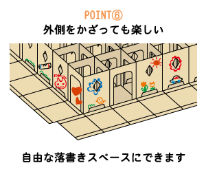 point⑥外壁を飾っても楽しい