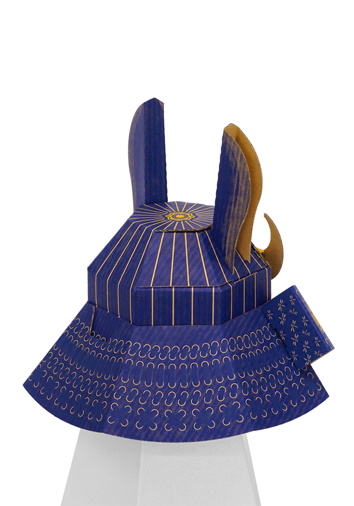 名将ダンボールこどもかぶと