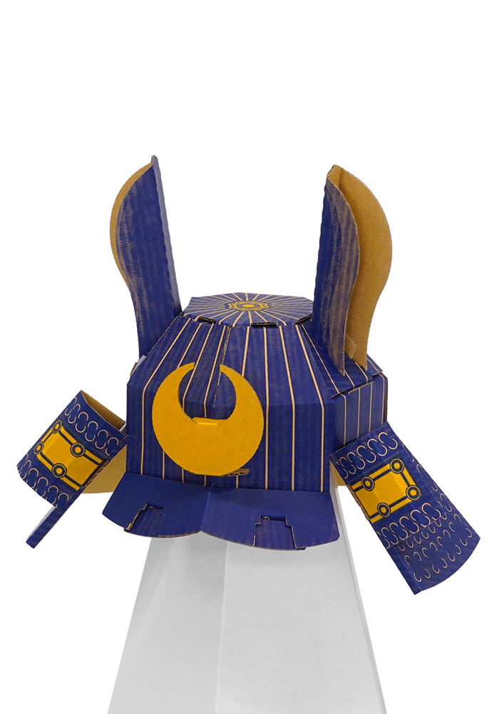 名将ダンボールこどもかぶと