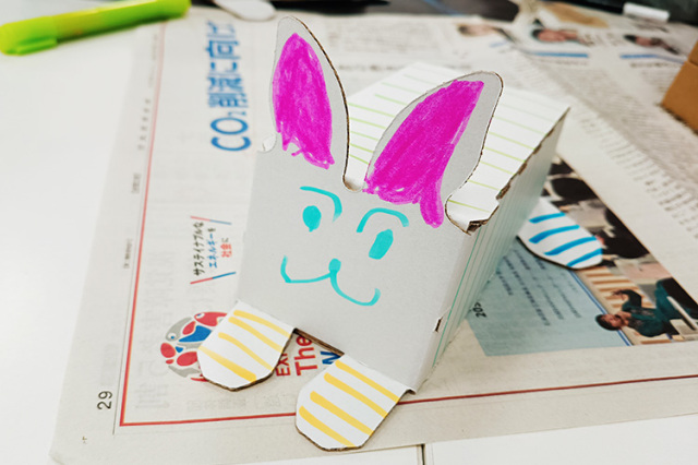 うさぎフレンズ色塗り例