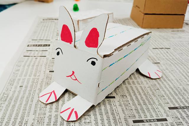 うさぎフレンズ色塗り例